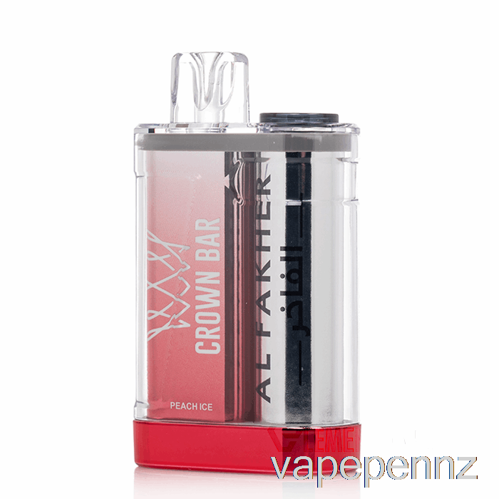 Al Fakher Crown Bar Crystal 9000 Disposable Peach Ice VAPE NZ
